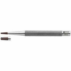 PB Swiss Tools PB 725.2 Knurled Nail Punches w/ Concave Tip, 2 mm