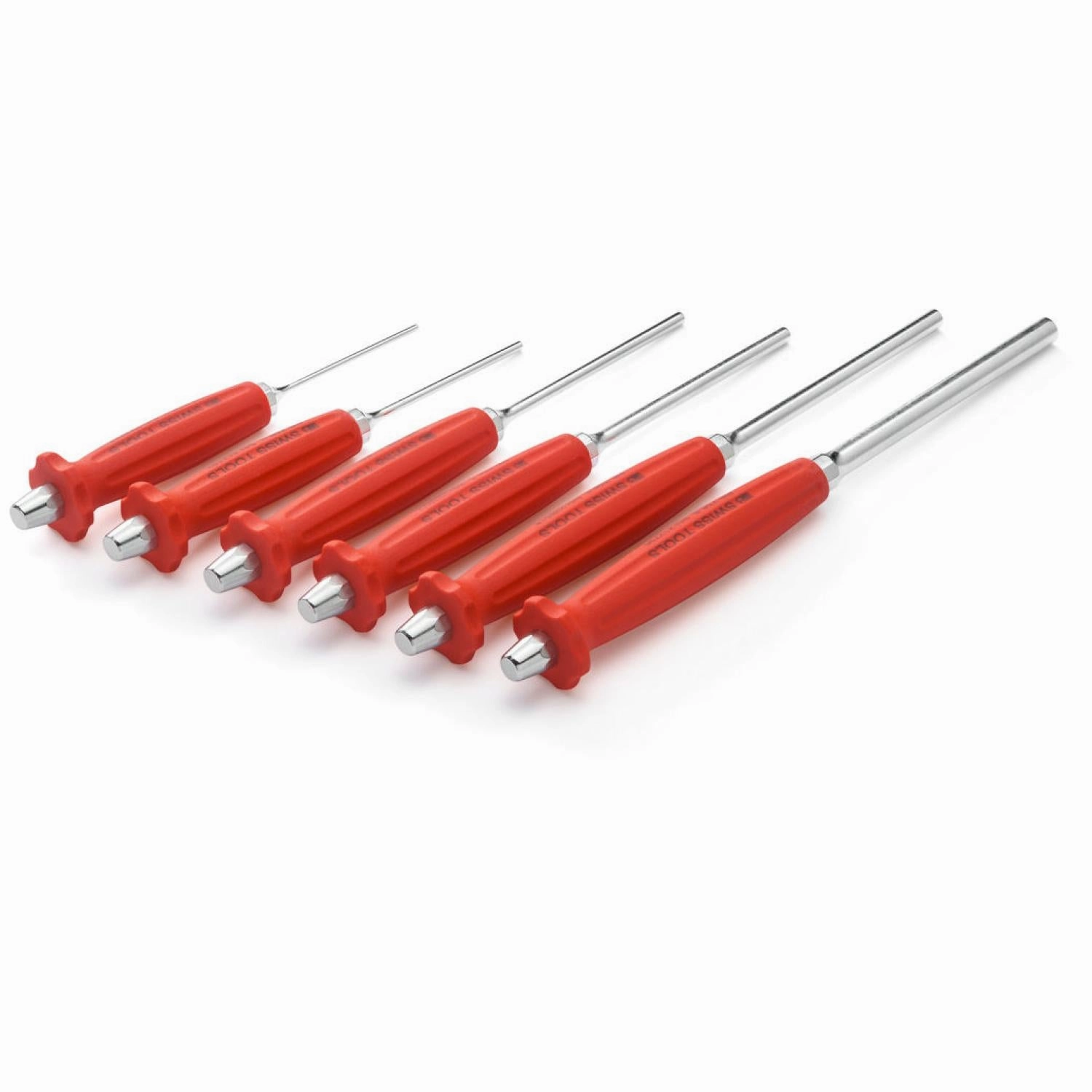 PB Swiss Tools PB 758.SET Grip Parallel Pin Punch Set, 6 pcs