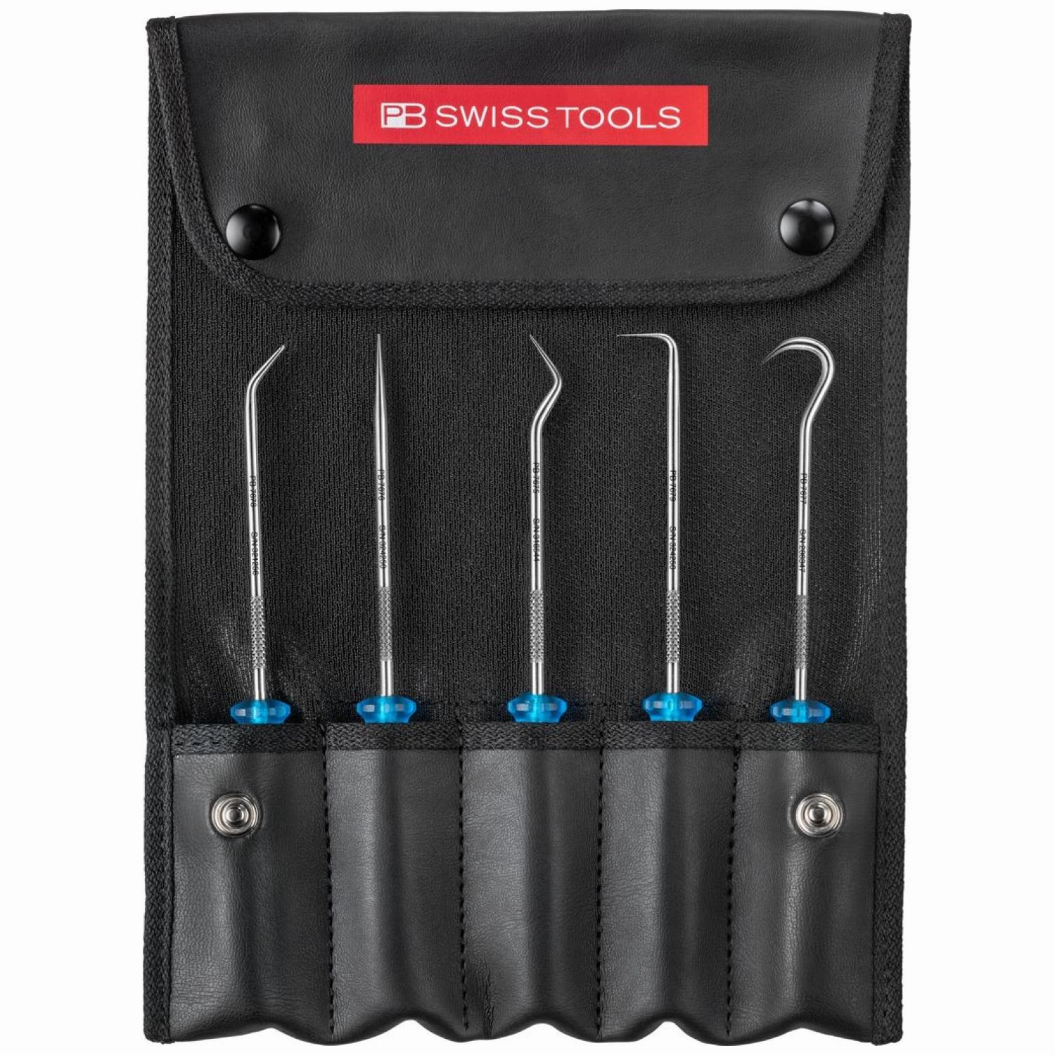 PB Swiss Tools PB 7685.Set PickTool Set in a Roll-Up Case 5-Piece