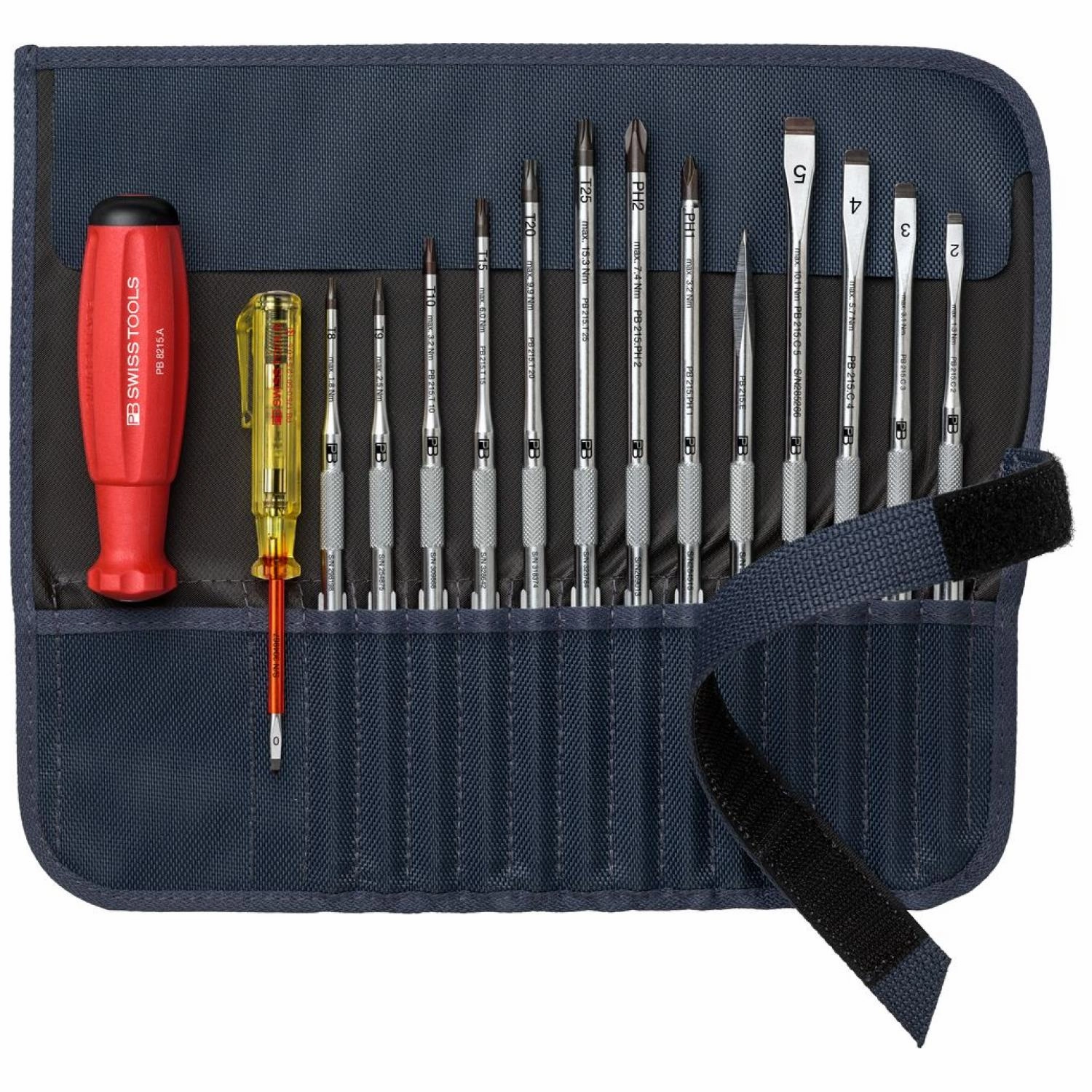 PB Swiss Tools PB 8222.GY SwissGrip Screwdriver Set With Interchangeable Blades