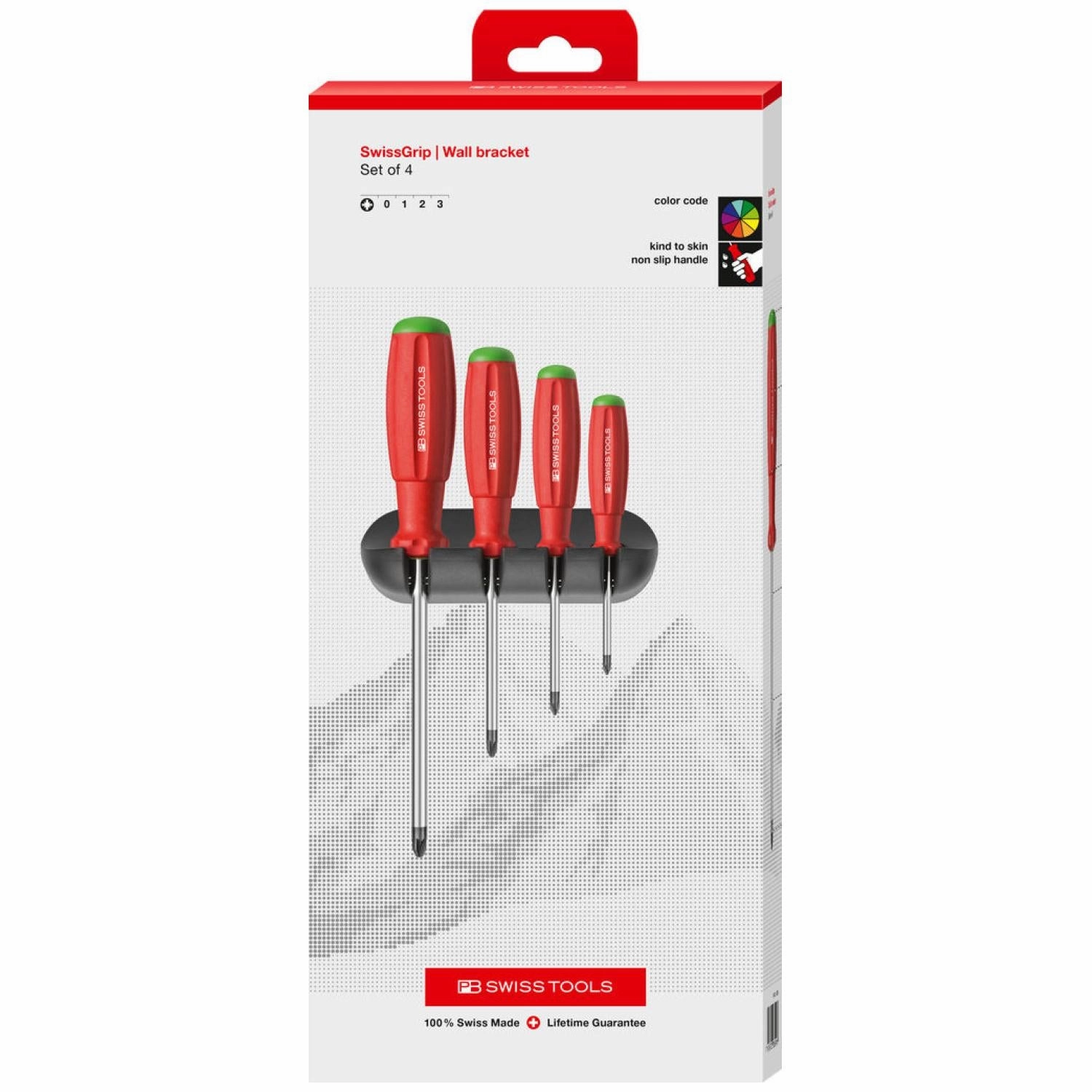 PB Swiss Tools PB 8243 Swiss Grip Screwdriver Set 4 Pcs