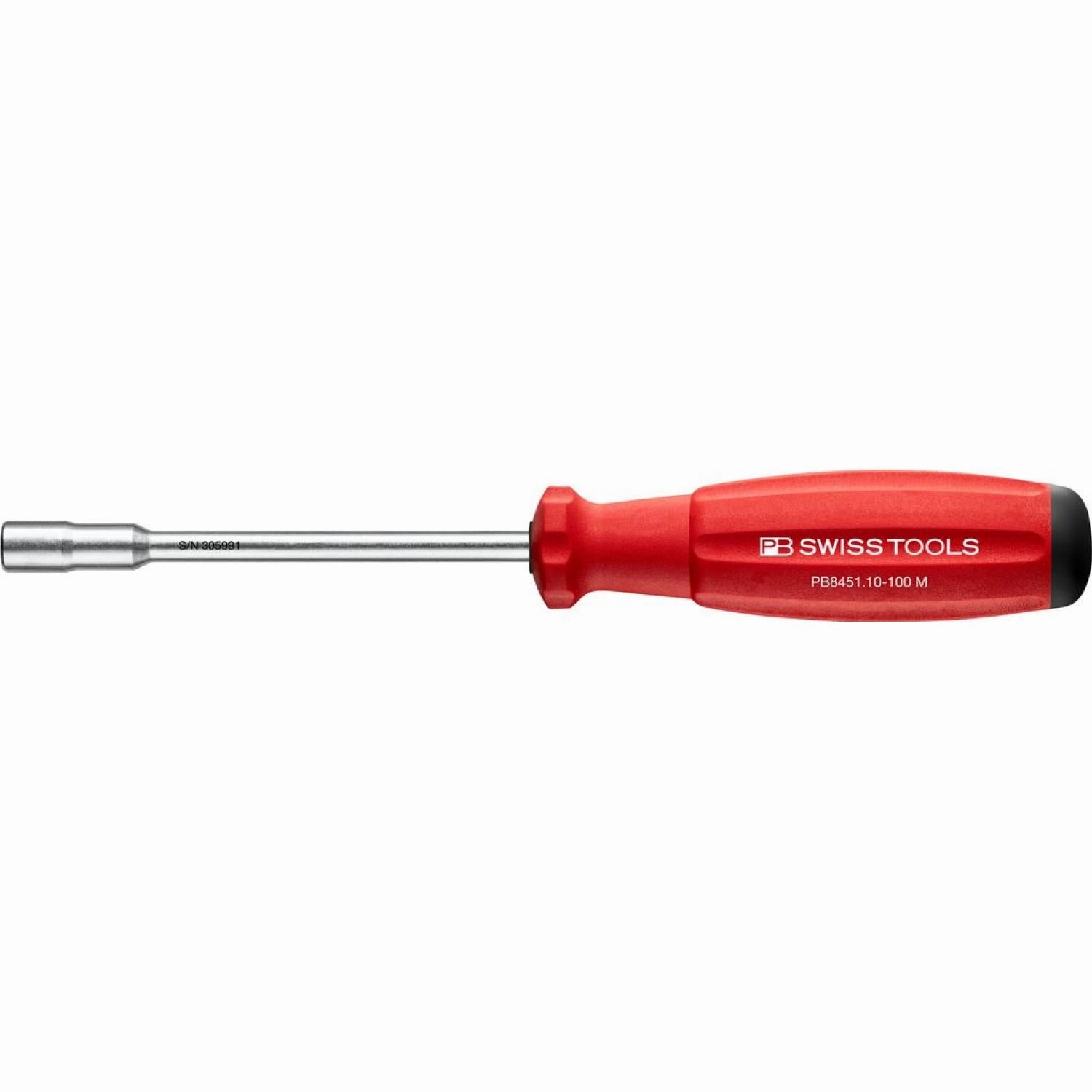 PB Swiss Tools PB 8451.10-100 M SwissGrip Universal Bit Holder, for Precision C 6.3 and E 6.3 (1/4)Bits