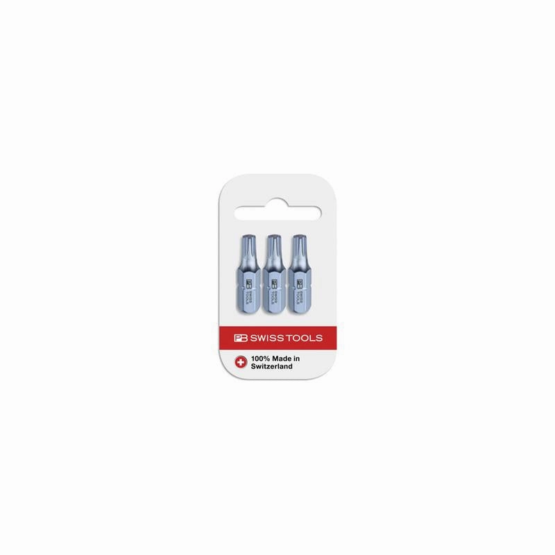 PB Swiss Tools PB C6.400/30 CN3 PrecisionBit, Design C 6.3 TORX , Size 30 , 3 Piece - 1/4 Inch
