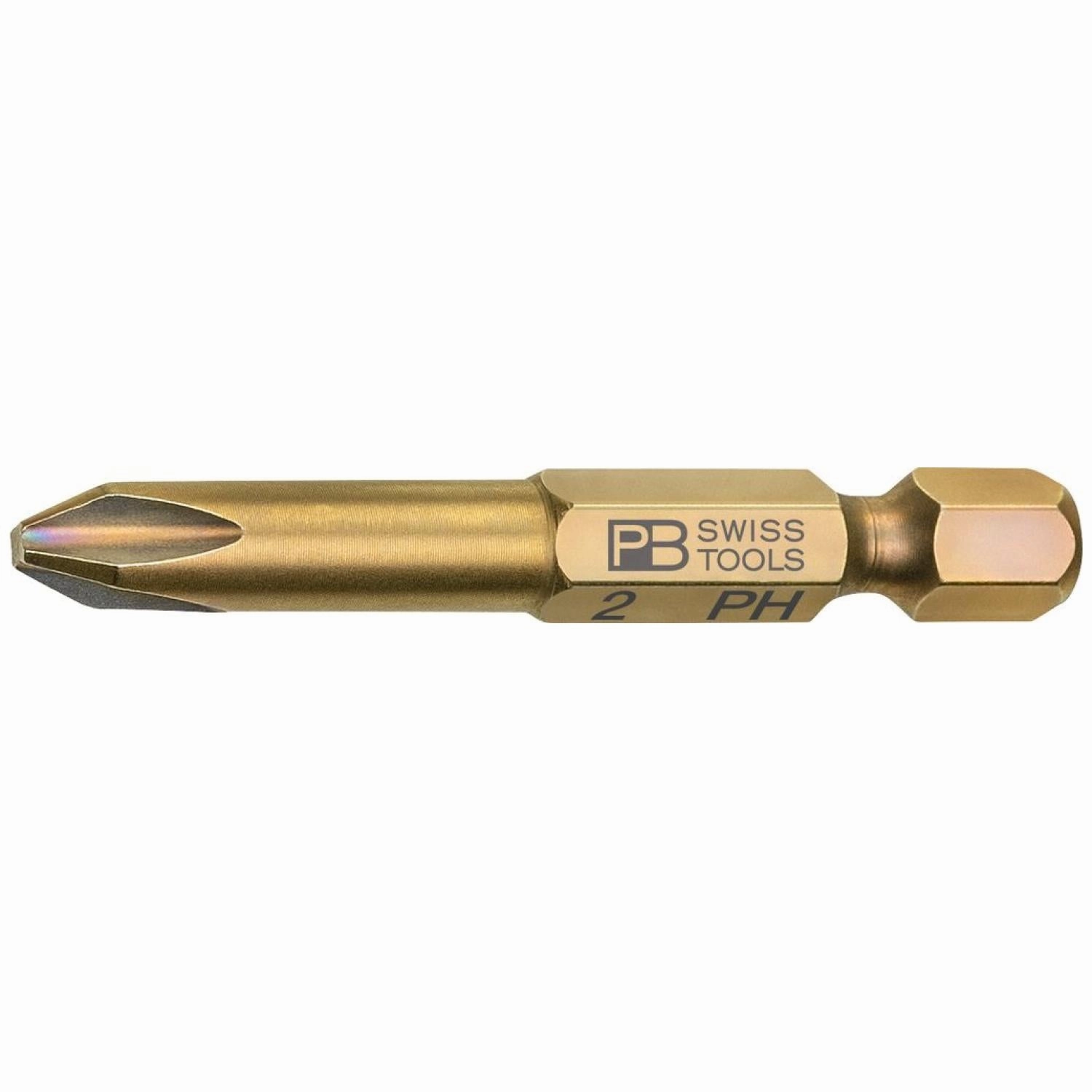 PB Swiss Tools PB E6.190/2 MP PrecisionBit, Design E 6.3 (1/4"), 10 Pack