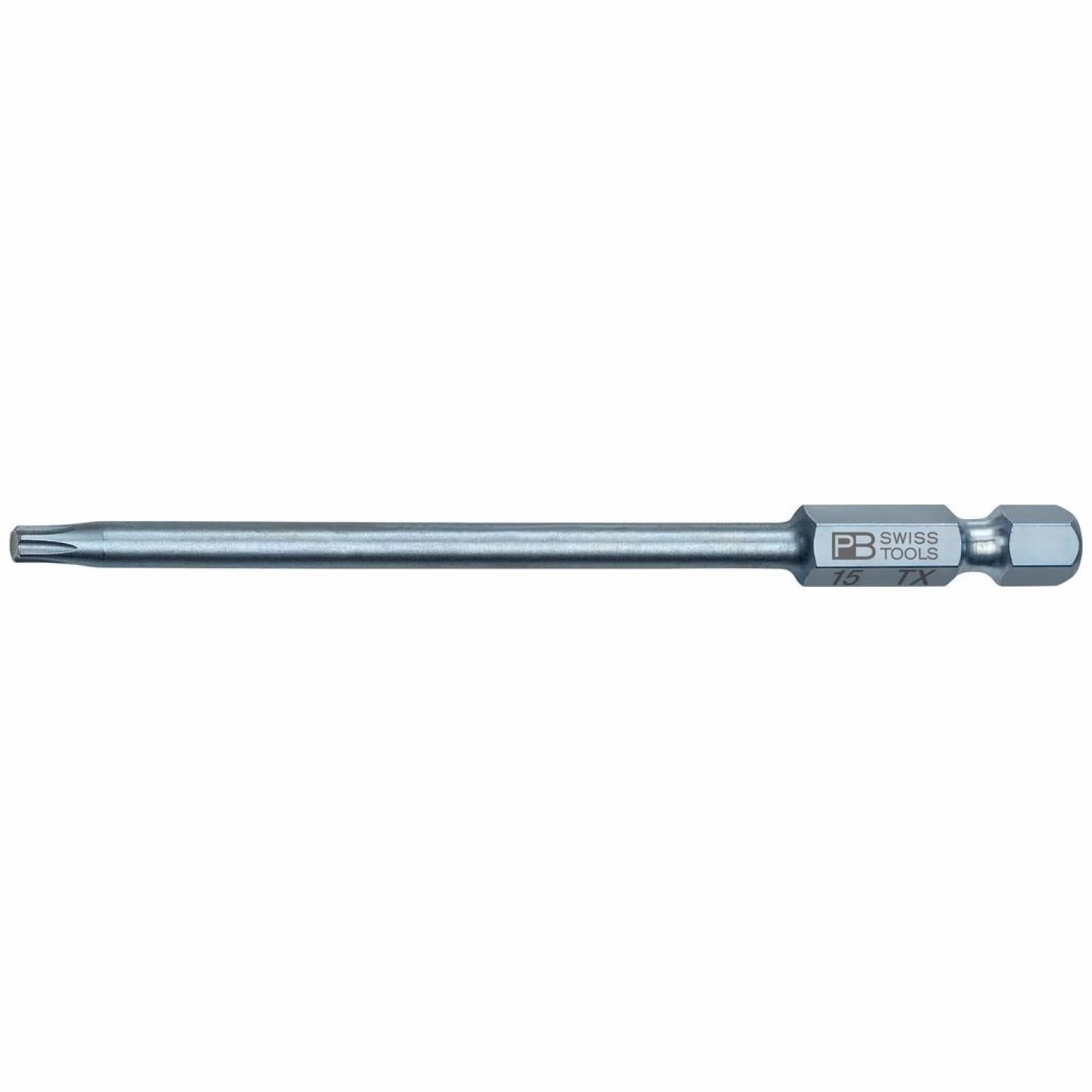 PB Swiss Tools PB E6L.400/15-95 PrecisionBit TORX, 95 mm Long Blade, Size T15