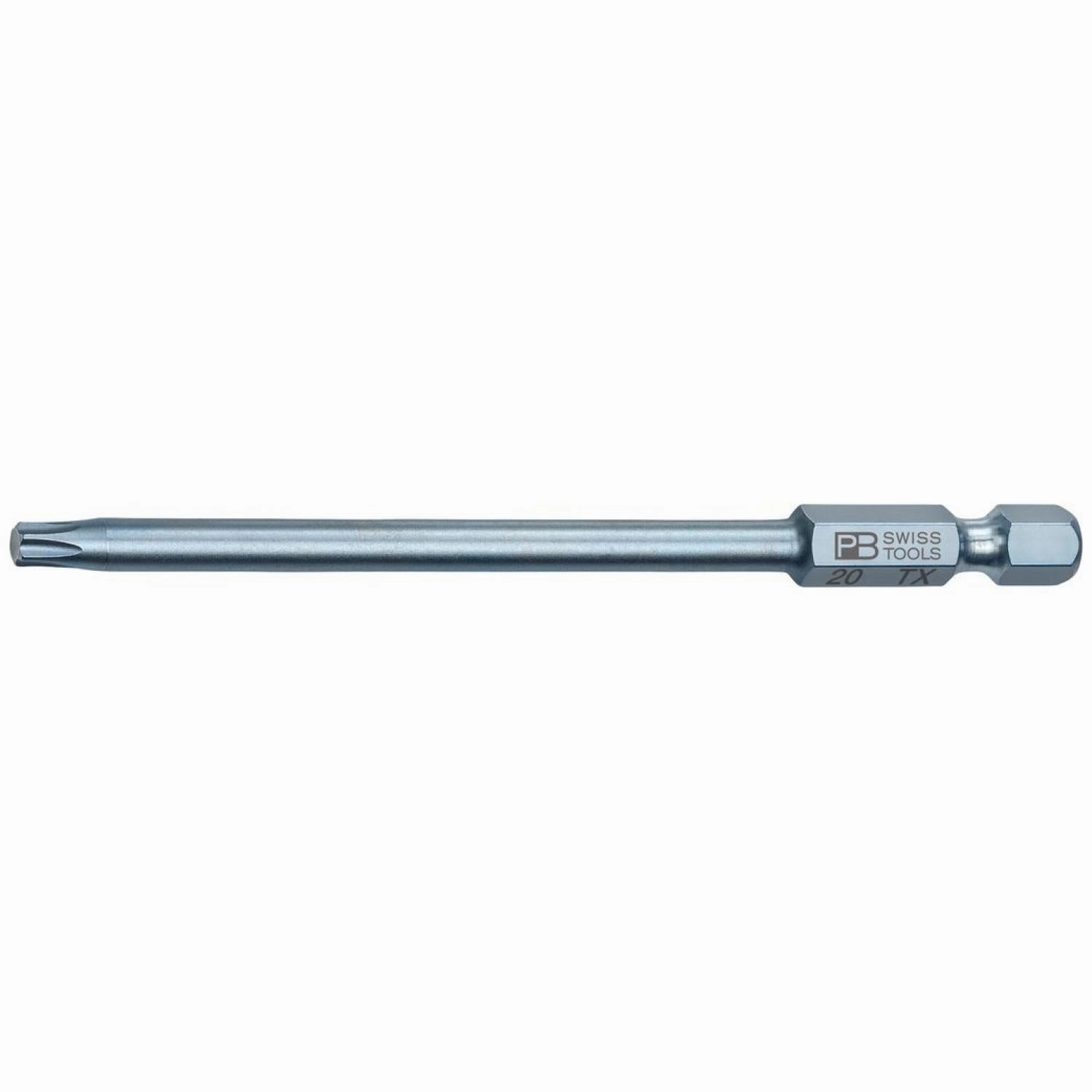 PB Swiss Tools PB E6L.400/20-95 PrecisionBit TORX, 95 mm Long Blade, Size T20