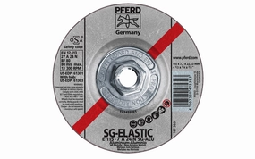 Pferd 4-1/2" Aluminum Grinding Wheel - 1/4" Thick ~ 5/8-11" Thread