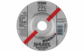 Pferd 4-1/2" Aluminum Grinding Wheel - 1/4" Thick ~ 7/8" Arbor