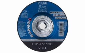 Pferd 4-1/2" Grinding Wheel - 1/4" Thick ~ 5/8-11 Thread