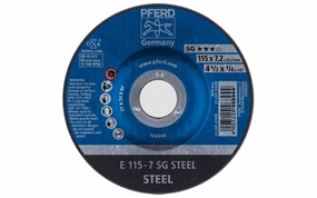 Pferd 4-1/2" Grinding Wheel - 1/4" Thick ~ 7/8" Arbor
