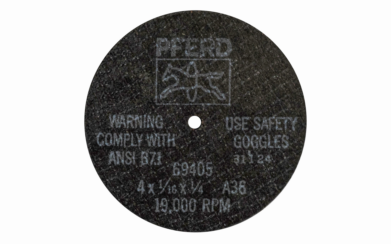 Pferd 4" Cut-Off Wheel - 1/16" Thick ~ 1/4" Arbor