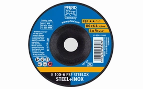 Pferd 4" Grinding Wheel - 1/4" Thick ~ 5/8" Arbor