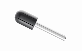 Pferd 5/8" x 1" Policap Expanding Radius Rubber Head - 1/4" Shank