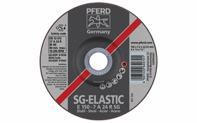 Pferd 6" Grinding Wheel - 1/4" Thick ~ 7/8" Arbor