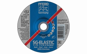 Pferd 7" Grinding Wheel - 1/4" Thick ~ 7/8" Arbor
