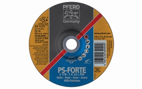 Pferd 7" Grinding Wheel - 1/4" Thick ~ 7/8" Arbor