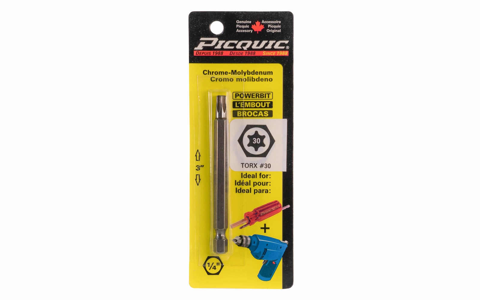 Picquic 3" Powerbit - Torx 30
