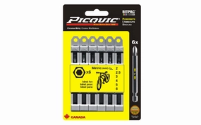 Picquic Metric Allen Key Powerbit Set