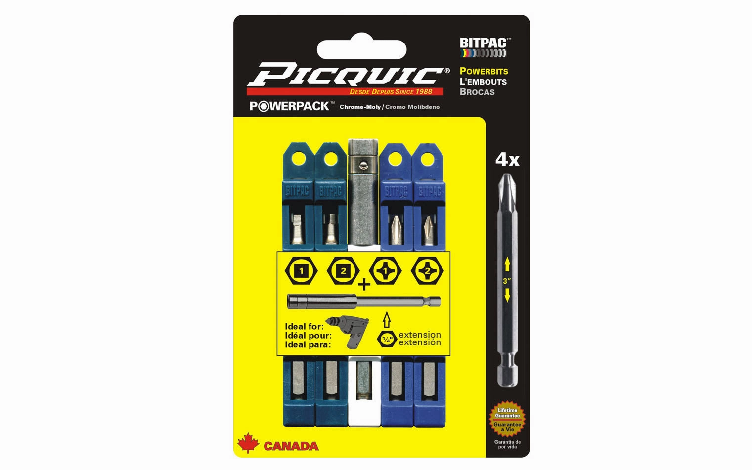 Picquic Powerbit & Extension Set