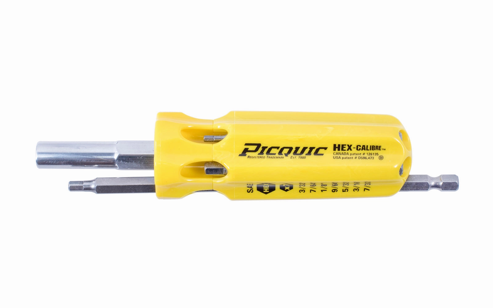 Picquic "Hex-calibre" Hex Key Multi-Bit Screwdriver - SAE