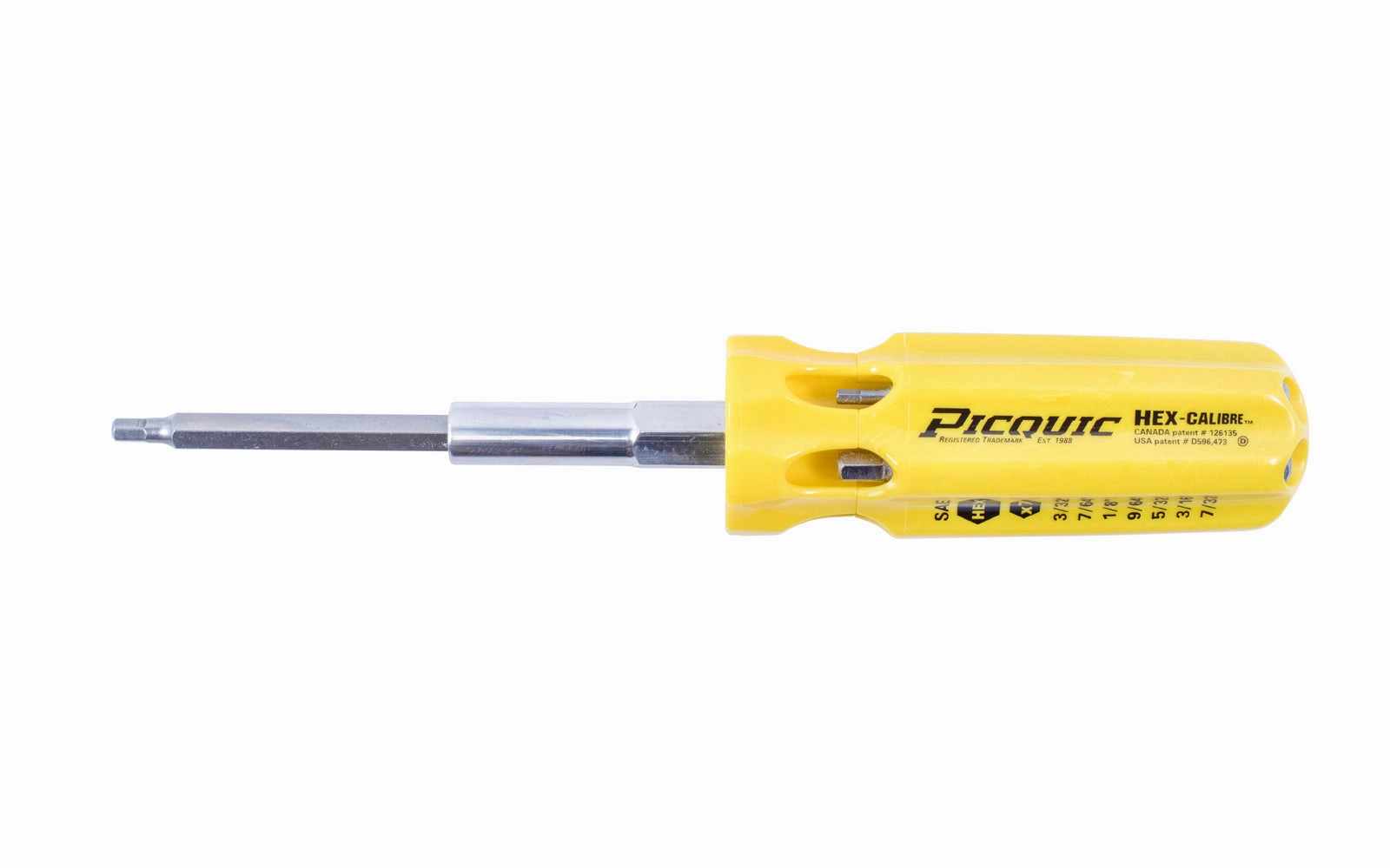 Picquic "Hex-calibre" Hex Key Multi-Bit Screwdriver - SAE