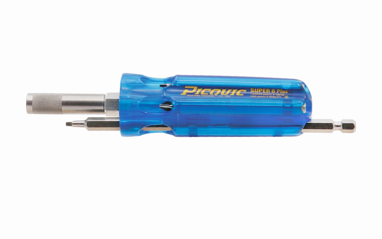 Picquic "Super 8 Plus" Multi-Bit Screwdriver - Carded