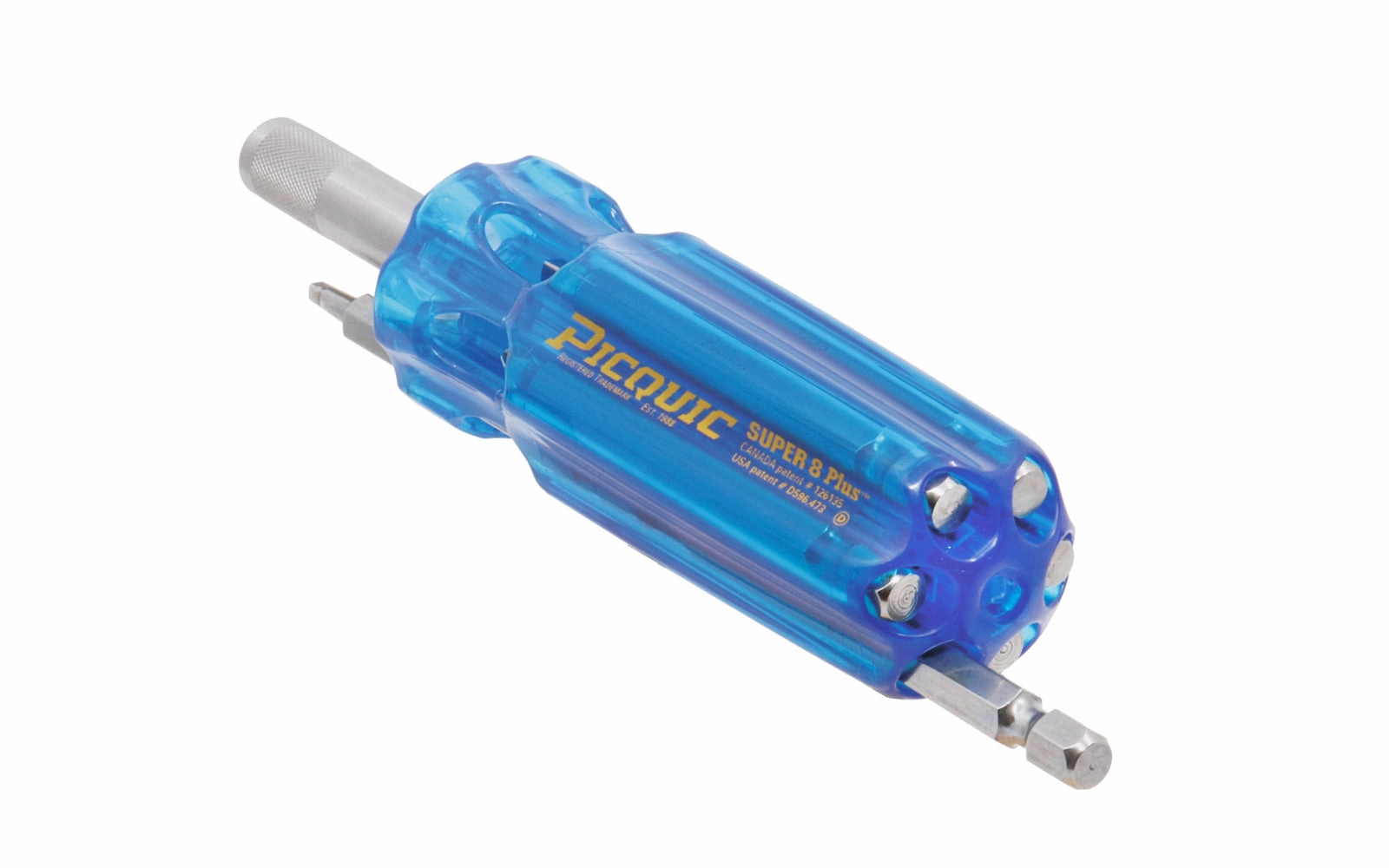 Picquic "Super 8 Plus" Multi-Bit Screwdriver - Carded