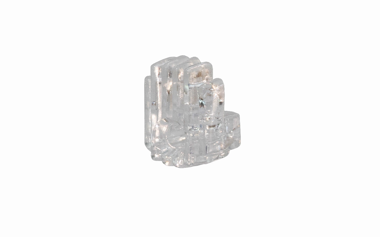Plastic Decorative Mirror Clip for 1/4" Thick Glass
