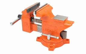 Pony 3-1/2" Light-Duty Bench Vise with Swivel Base ~ 3" Jaw Opening