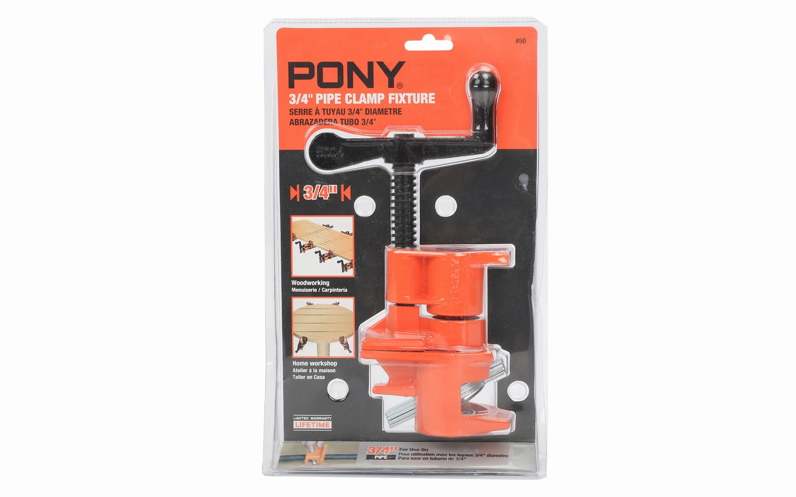 Pony 3/4" Pipe Clamp Fixture ~ No. 50