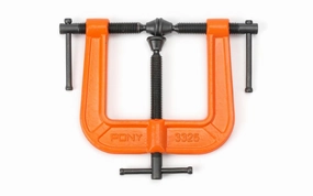 Pony 3-Way Edging Clamp ~ 2-1/4" Opening - 2-1/2" Depth