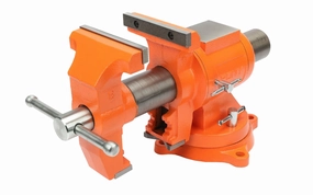 Pony 5" Heavy-Duty Multipurpose Vise with Swivel Base ~ 5" Jaw Opening