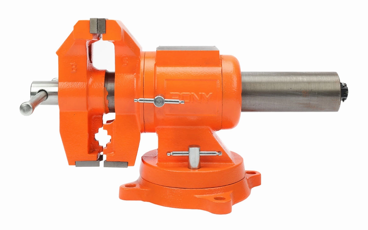Pony 5" Heavy-Duty Multipurpose Vise with Swivel Base ~ 5" Jaw Opening