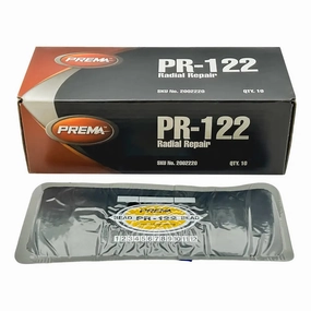 Prema PR-122 Radial Tire Repair Patch for Truck Tires, 7 x 3.5" (10/Box)