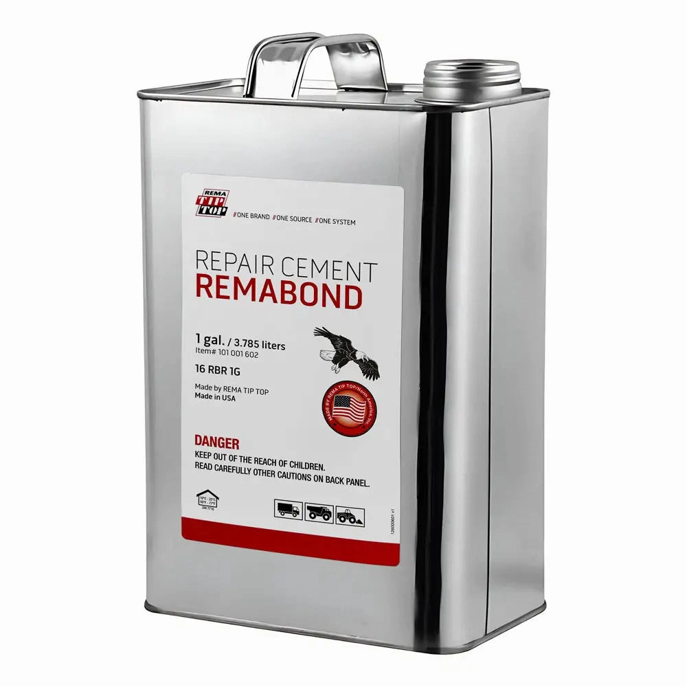 Rema 1 Gal REMABOND Repair Cement for Heat Curing Cushion Gums, Cords - 16RBR1G