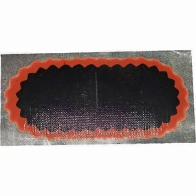 Rema #7 Oval Red Edge Patches (30/Box)