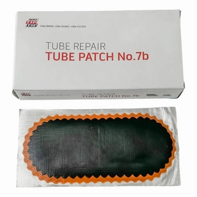 Rema 7B Red Edge Oval Patches For Heavy Truck, Tractor (Box of 10)