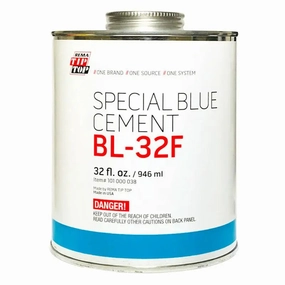 Rema BL-32F Quick-Dry Blue Cement (32 oz)