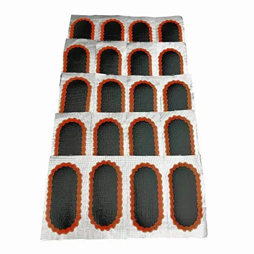 Rema F2 Oval Patches - Bicycle Flat Tire Tube Puncture Repair Kit (100/Box)