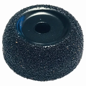Rema RH-130 Black Flared Contour Wheel - 3/8" AH (Ea)
