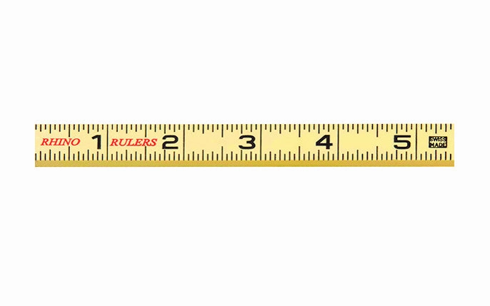 Rhino 6' Carpenter's Outside Reading Fiberglass Folding Ruler