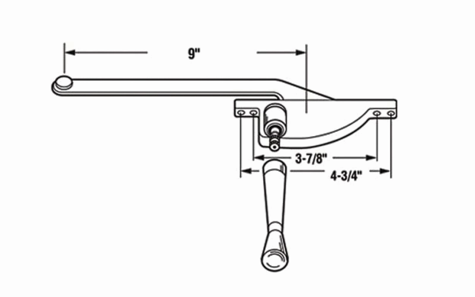 Right-Hand Teardrop Type Casement Operator