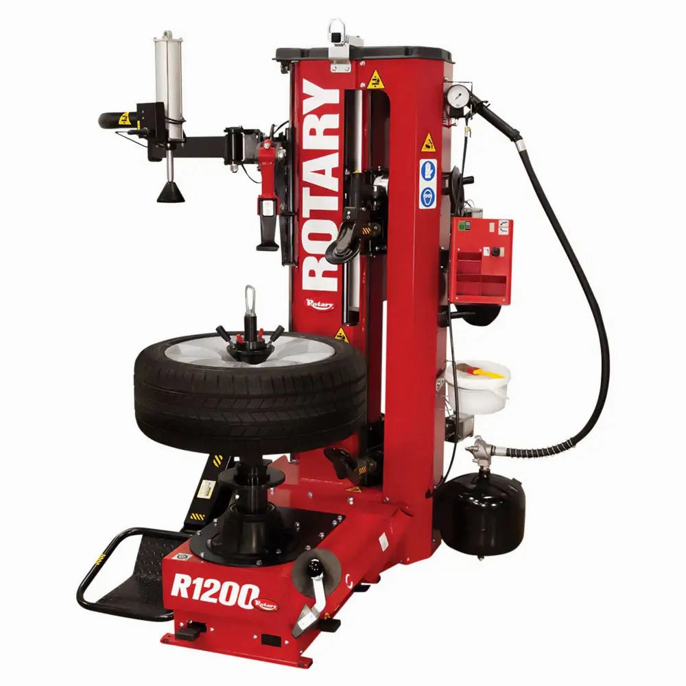 Rotary Auto Center-Post Leverless Tire Changer, Dual Roller - R1200