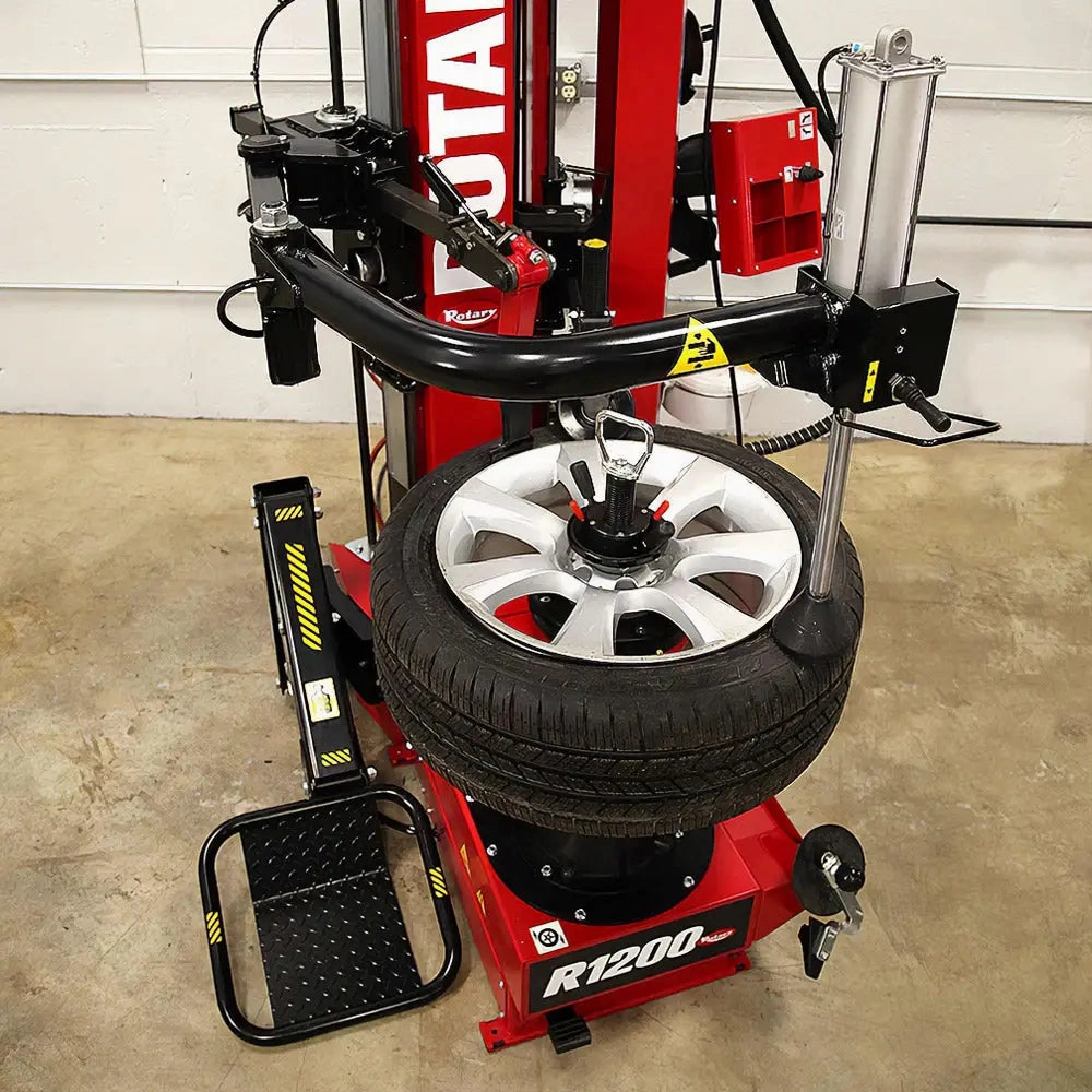 Rotary Auto Center-Post Leverless Tire Changer, Dual Roller - R1200