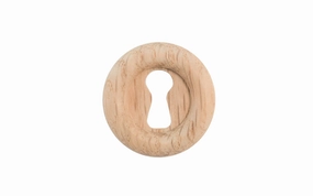 Round Oak Wood Keyhole