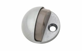 Satin Chrome Finish Adjustable Floor Door Stop