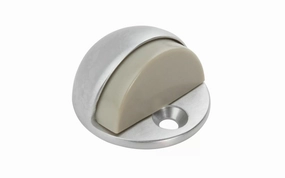 Satin Chrome Finish Solid Brass Floor Door Stop