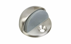 Satin Nickel Finish Solid Brass Floor Door Stop