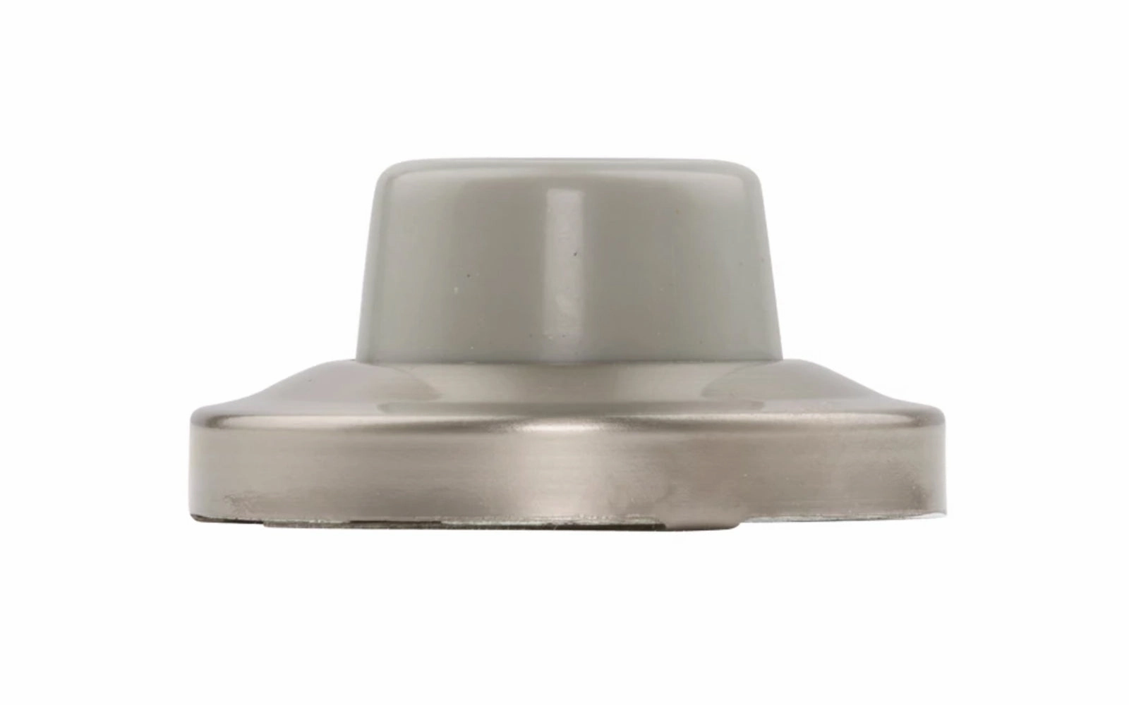 Satin Nickel Finish Solid Brass Wall Door Stop