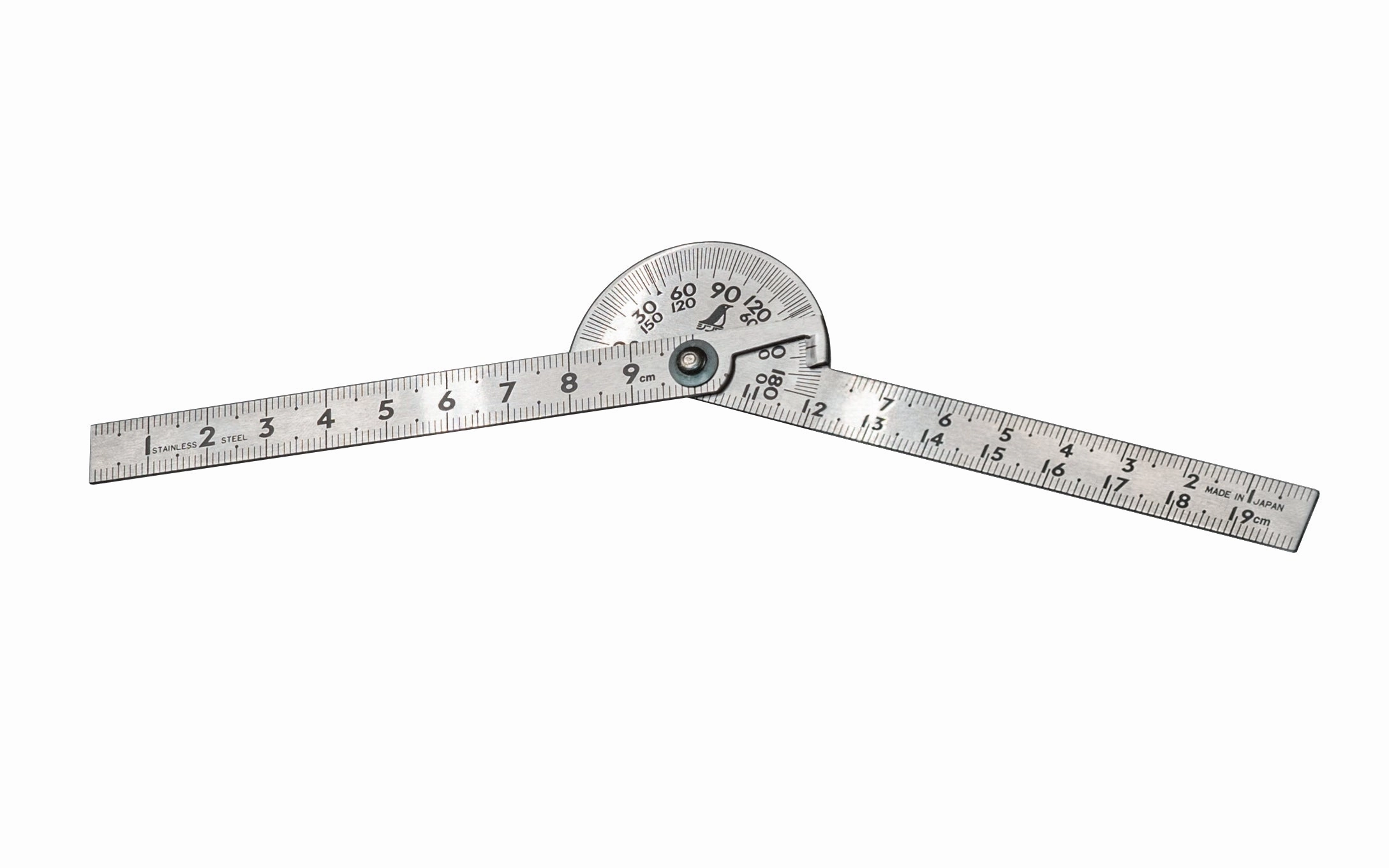 Shinwa Mini Protractor ~ Stainless Steel